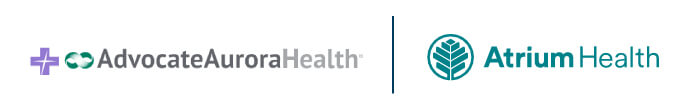 Advocate Aurora and Atrium Health Logos